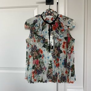 Colorful floral top H&M